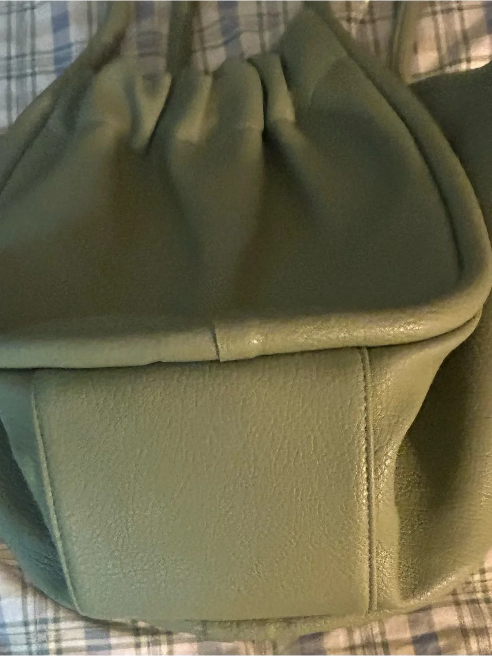 Classic Olive Green Women's Shoulder Bag